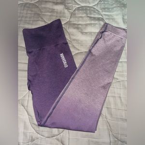 Gymshark Ombré purple/light purple leggings